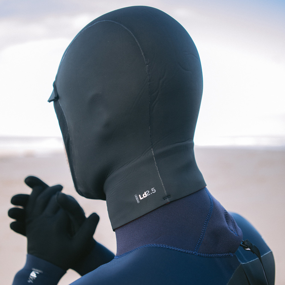 2026 C-Skins Legend 2.5mm Neoprene Surf Hood C-HOLE - Black